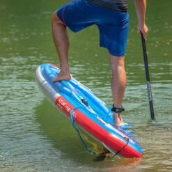 Starboard Deluxe 'The Wall' 14'0 X 28" Paddleboard 2023 -Sup Inflatables 2022 the wall inflatable stand up paddle board starboard sup key feature rail steering 1 1