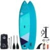 Adventum 10'4 X 31" Paddleboard 2023 - Teal -Sup Inflatables adventum 104 teal paddleboard package
