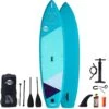 Adventum 10'6 X 32" Paddleboard 2023 - Teal -Sup Inflatables adventum 106 teal paddleboard package