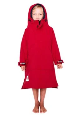 Red Original Kids Waterproof Poncho - Red -Sup Inflatables kids poncho red origional