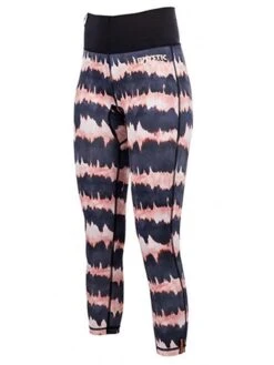 Mystic Dazzled Lycra SUP 3/4 Legging - Salmon Pink/Black