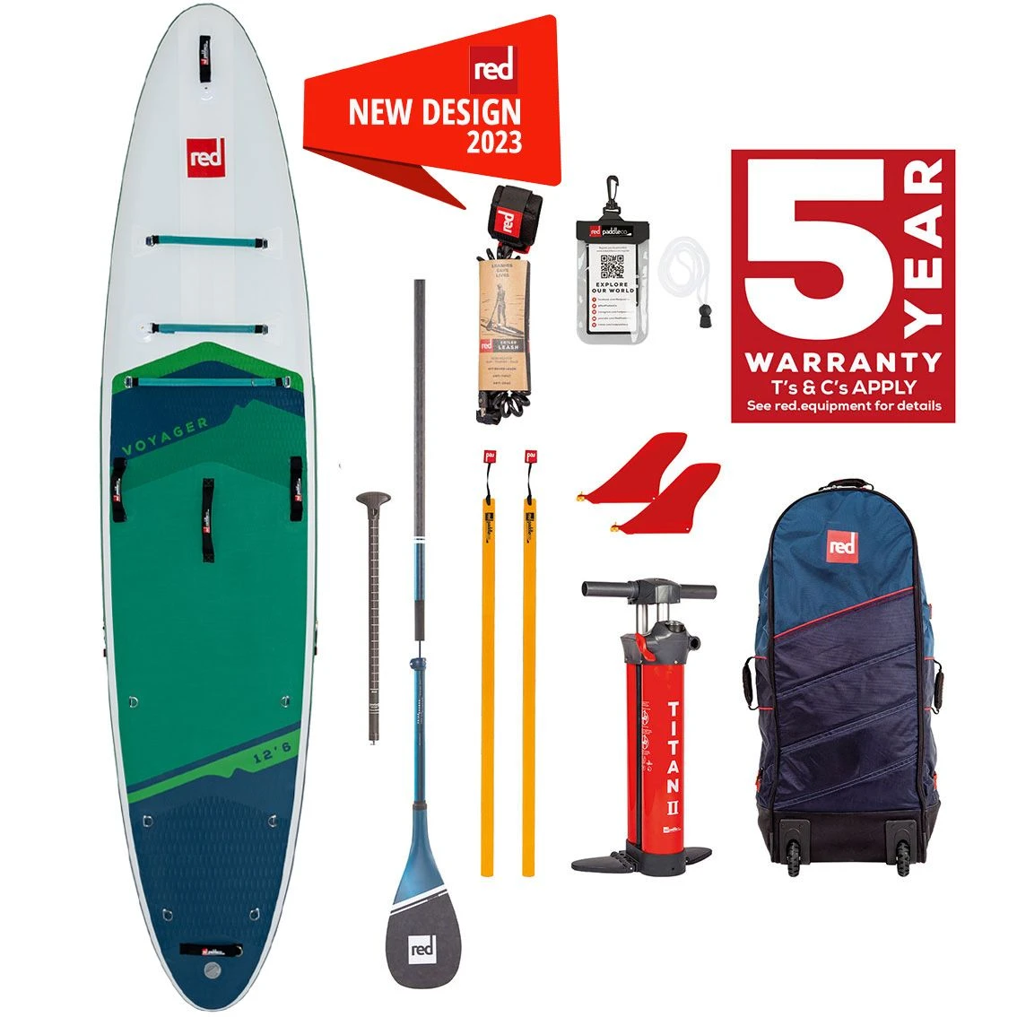 Red Paddle Co. Red Paddle Co Voyager 12'6 X 32" Paddleboard 2024 8 Red Paddle Co. Red Paddle Co Voyager 12'6 X 32" Paddleboard 2024 - Image 6