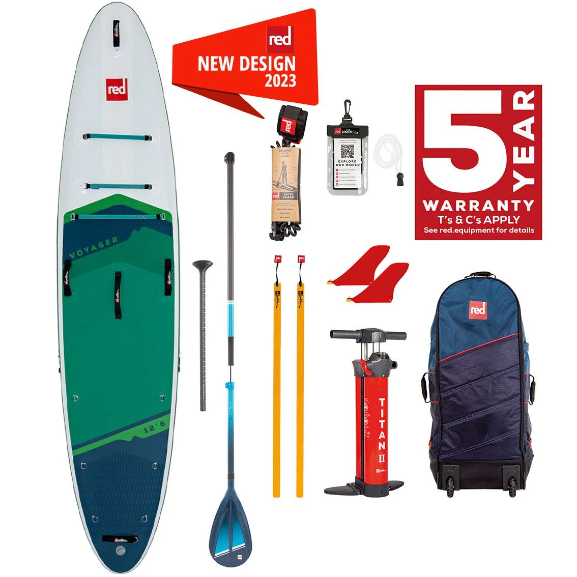 Red Paddle Co. Red Paddle Co Voyager 12'6 X 32" Paddleboard 2024 7 Red Paddle Co. Red Paddle Co Voyager 12'6 X 32" Paddleboard 2024 - Image 5