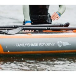 Shark Family Tandem 15'2 X 36'' Paddleboard 2022 -Sup Inflatables shark family 15 2
