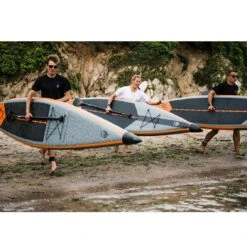 Shark R 14' X 27" Paddleboard 2023 -Sup Inflatables shark sups lifestyle board race3