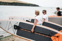 Shark T 12'6 X 30" X 5" Paddleboard 2023 -Sup Inflatables shark sups lifestyle board touring2