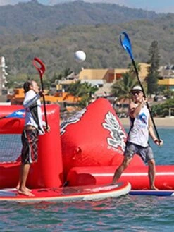 Starboard Polo Paddle - Blue -Sup Inflatables starboard polo paddle playing 1