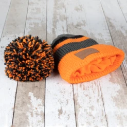 Swimbler Waterproof Bobble Hat - Orange -Sup Inflatables swimbler orange hat 3