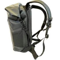 Yak DryPak Back Pack With Molle Slots 30L Grey Black -Sup Inflatables yak back pack side empty